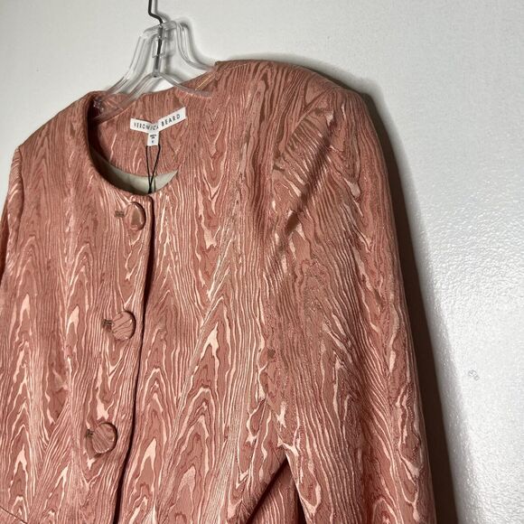 Veronica Beard Eris Women's Textured Blazer Suit Jacket Blush Pink Size 8 NEW - Picture 2 of 13